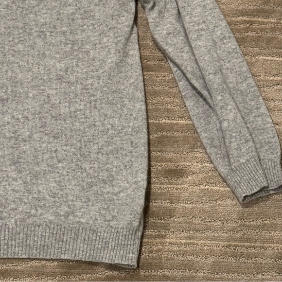 Eddie Bauer 100% Cashmere Sweater in Gray XXL Tall - Picture 3 of 7